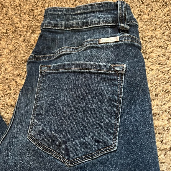 Kancan jeans size 9, distressed frayed ends. - Picture 2 of 6